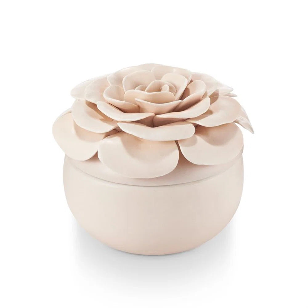 Essentials Collection, Coconut Milk Mango Ceramic Flower