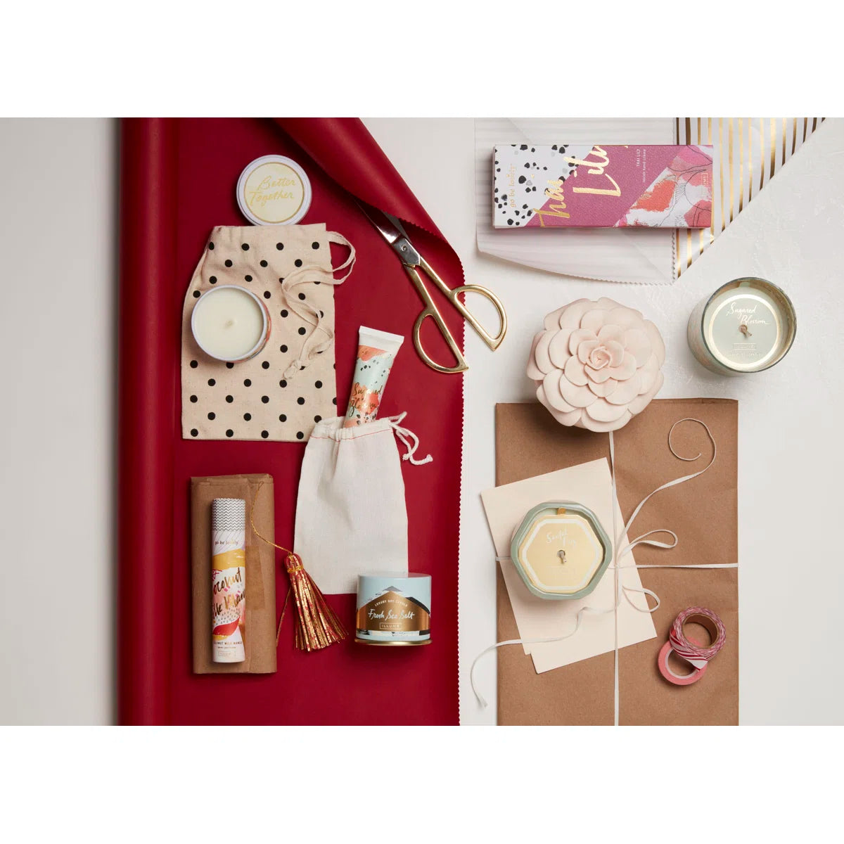 Essentials Collection, Coconut Milk Mango Ceramic Flower