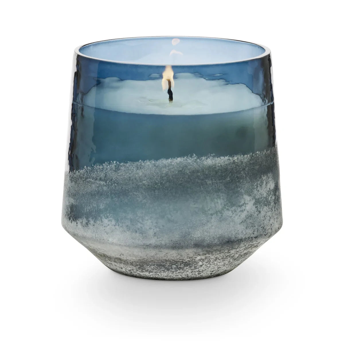 Beautifully Done Baltic Glass Candle, Hidden Lake