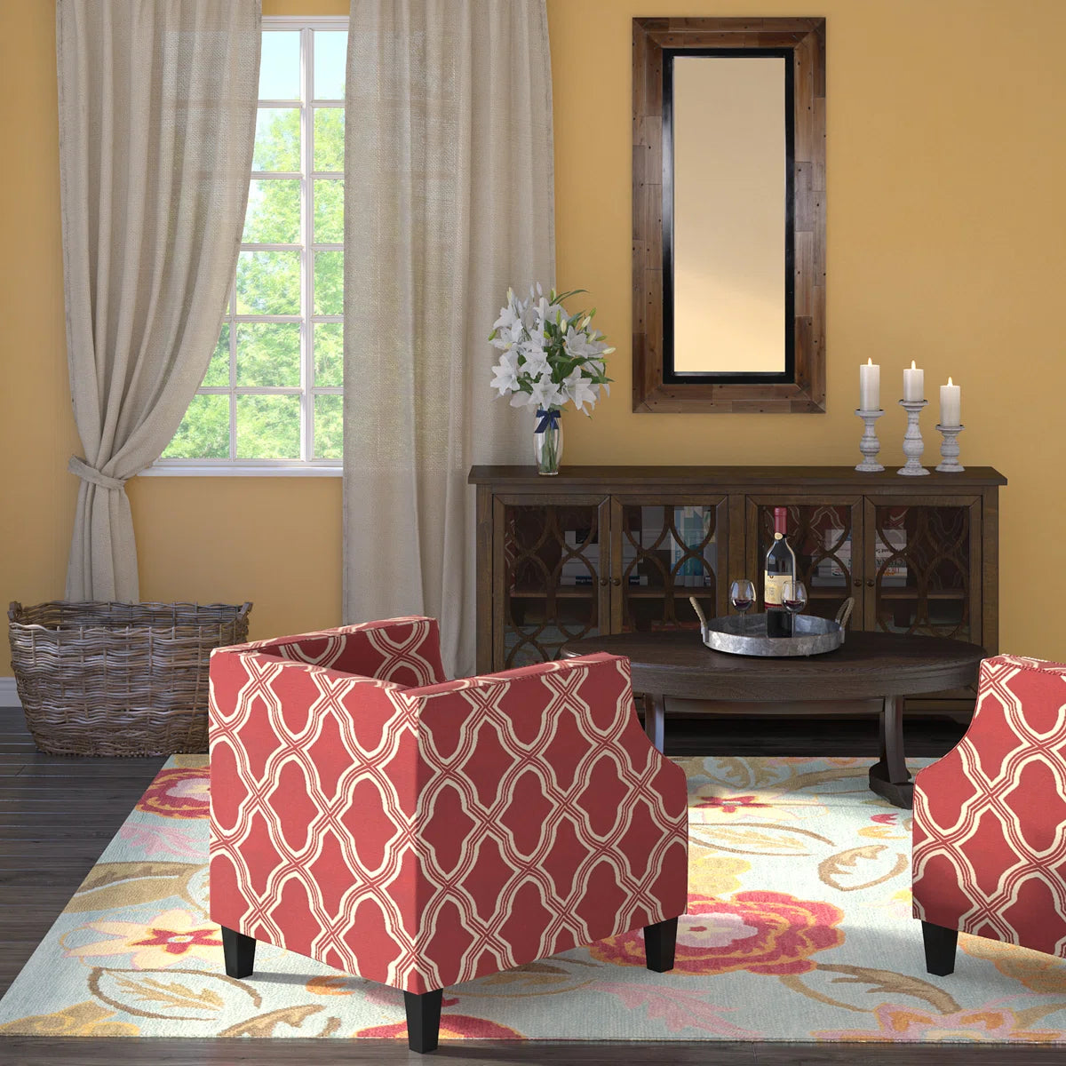 Cream Mango Wood Turned Style Pillar Decorative Candle Holder, Set of 3 10", 8", 6”H